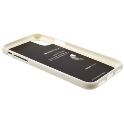 Apple iPhone X (iPhone Xs) Mercury baltas kieto silikono TPU dėklas - nugarėlė / Priedai.lt