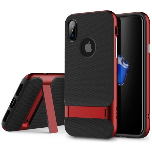 „Rock“ Royce Kickstand kaaned - punane (iPhone X / Xs)