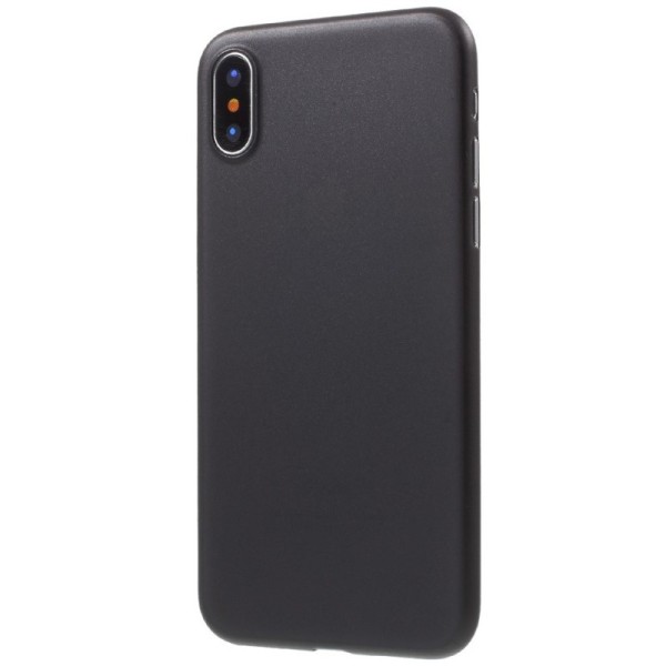 Kõige õhem plastikust kaaned - must (iPhone X / Xs)