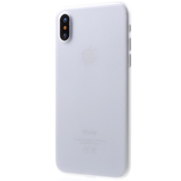 Kõige õhem plastikust kaaned - valge (iPhone X / Xs)