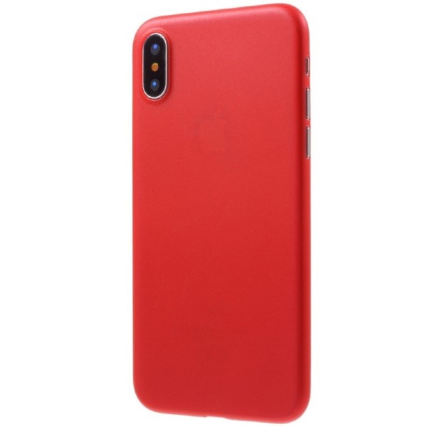 Kõige õhem plastikust kaaned - punane (iPhone X / Xs)