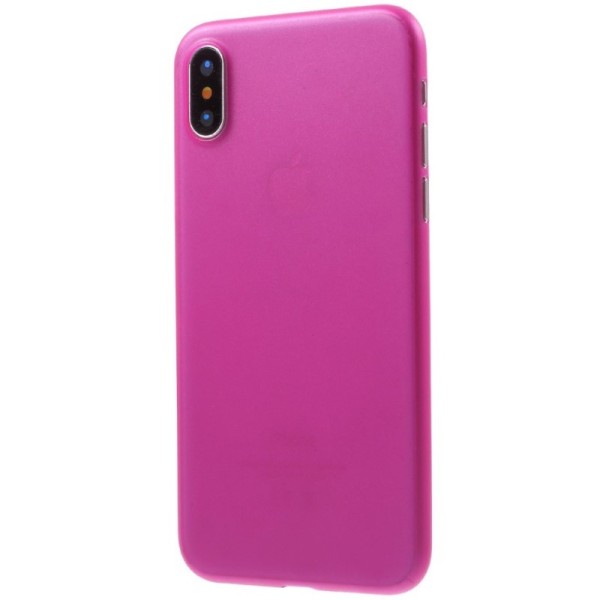 Kõige õhem plastikust kaaned - tumeroosa (iPhone X / Xs)