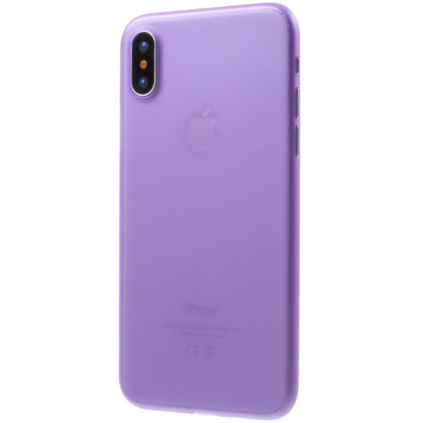 Kõige õhem plastikust kaaned - lilla (iPhone X / Xs)