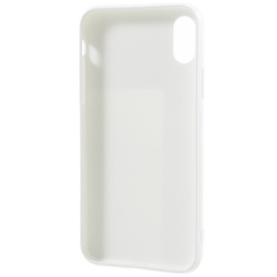 Apple iPhone X (iPhone Xs) kieto silikono TPU baltas dėklas - nugarėlė / Priedai.lt