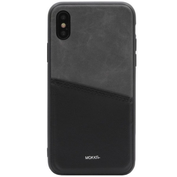 „MOKKA“ Svelte kaaned taskuga - must / hall (iPhone X / Xs)