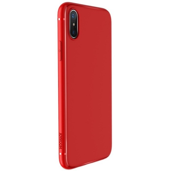„JOYROOM“ Screen Kõva silikoon (TPU) kaaned - punane (iPhone X / Xs)