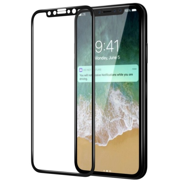 „Nillkin“ CP 9H Tempered Glass kaitsev ekraaniklaas 0.33 mm - must (iPhone X / Xs / 11 Pro)