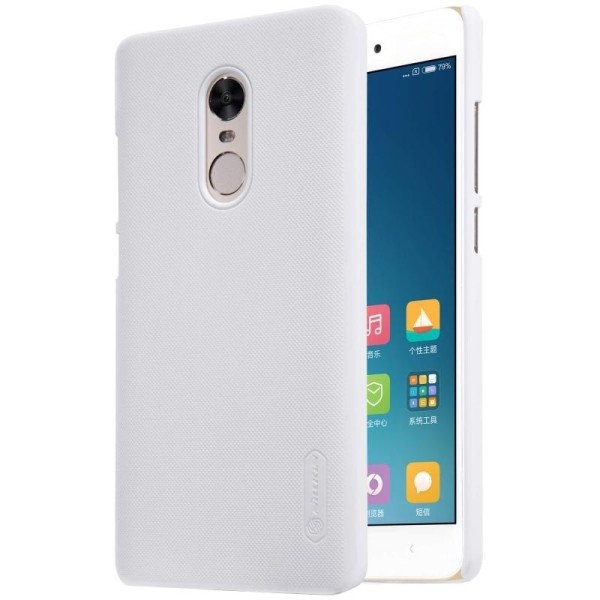 „Nillkin“ Frosted Shield kaaned - valge + ekraani kaitse (Redmi Note 4X)