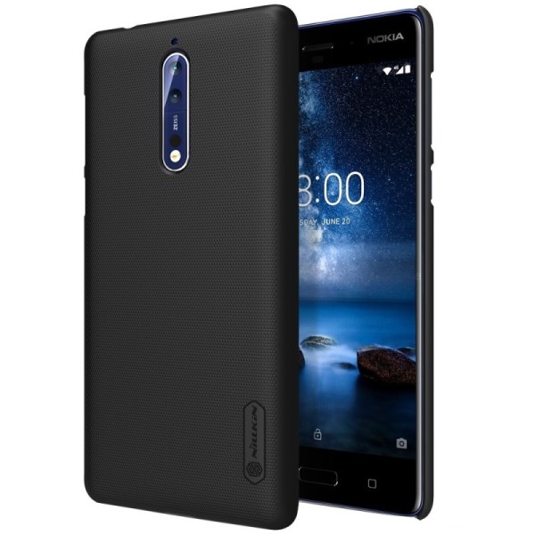 „Nillkin“ Frosted Shield kaaned - must + ekraani kaitse (Nokia 8)