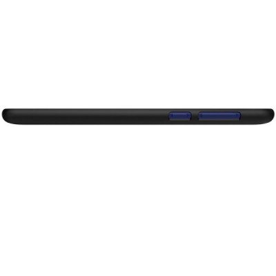 Nokia 8 Frosted Shield juodas plastikinis dėklas + apsauginė ekrano plėvelė / Priedai.lt