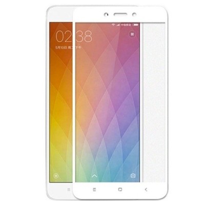 Xiaomi Redmi Note 4X „Hat-Prince“ 9H Tempered Glass sustiprintos apsaugos baltas pilnai dengiantis apsauginis ekrano stiklas 0,2