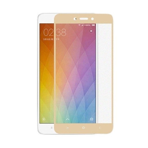 „Hat-Prince“ Tempered Glass kaitsev ekraaniklaas 0.26 mm - kuldne (Redmi Note 4X)