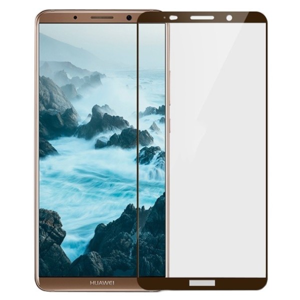 „Calans“ Tempered Glass täielik katvus kaitsev ekraaniklaas 0.2 mm - rudas (Mate 10 pro)
