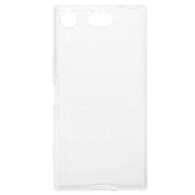 Sony Xperia XZ1 Compact kieto silikono TPU skaidrus dėklas - nugarėlė / Priedai.lt