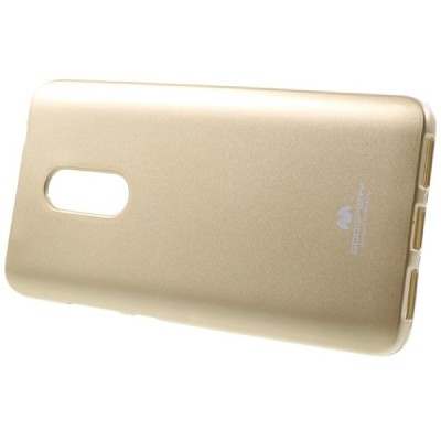 Xiaomi Redmi Note 4X auksinis Mercury kieto silikono (TPU) dėklas - nugarėlė / Priedai.lt