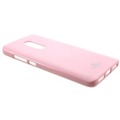 Xiaomi Redmi Note 4X šviesiai rožinis Mercury kieto silikono (TPU) dėklas - nugarėlė / Priedai.lt
