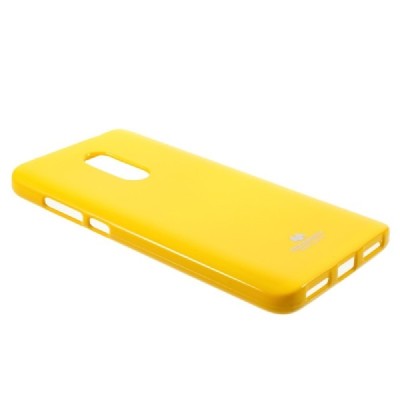 Xiaomi Redmi Note 4X geltonas Mercury kieto silikono (TPU) dėklas - nugarėlė / Priedai.lt
