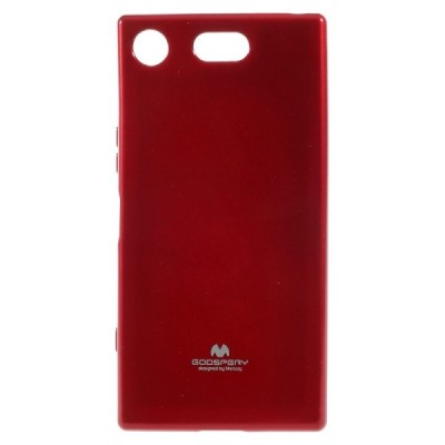 Sony Xperia XZ1 Compact Mercury raudonas kieto silikono TPU dėklas - nugarėlė / Priedai.lt
