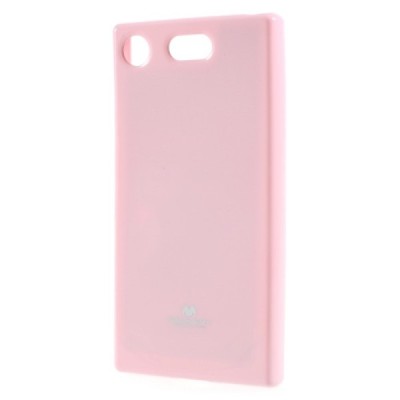 Sony Xperia XZ1 Compact Mercury rožinis kieto silikono TPU dėklas - nugarėlė / Priedai.lt