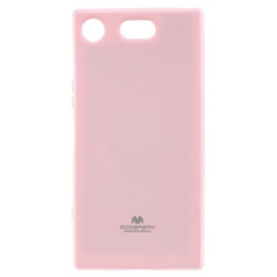 Sony Xperia XZ1 Compact Mercury rožinis kieto silikono TPU dėklas - nugarėlė / Priedai.lt