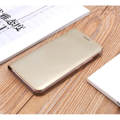 Samsung Galaxy J5 2017 (J530) plastikinis atverčiamas auksinis dėklas / Priedai.lt