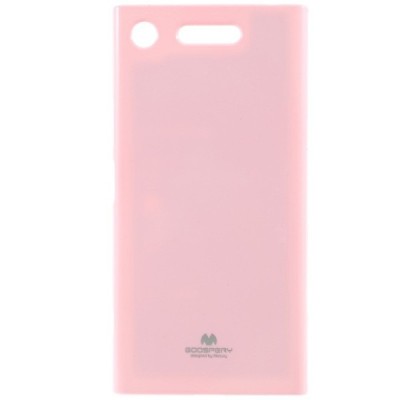 Sony Xperia XZ1 Mercury rožinis kieto silikono TPU dėklas - nugarėlė / Priedai.lt