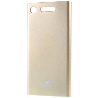 Sony Xperia XZ1 Mercury auksinis kieto silikono TPU dėklas - nugarėlė / Priedai.lt