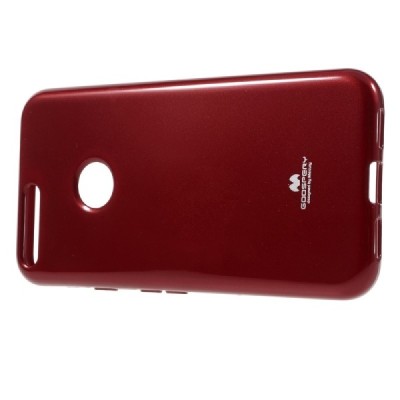 Google Pixel XL Mercury raudonas kieto silikono TPU dėklas - nugarėlė / Priedai.lt