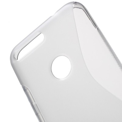 Google Pixel XL kieto silikono skaidrus  TPU pilkas dėklas - nugarėlė / Priedai.lt