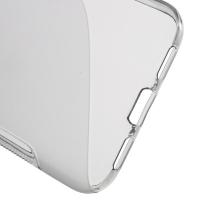 Google Pixel XL kieto silikono skaidrus  TPU pilkas dėklas - nugarėlė / Priedai.lt