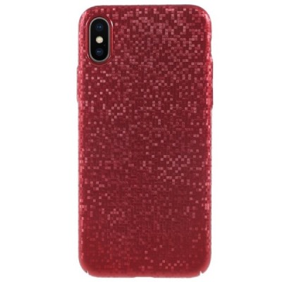 Apple iPhone X (iPhone Xs) Disco plastikinis raudonas dėklas - nugarėlė / Priedai.lt