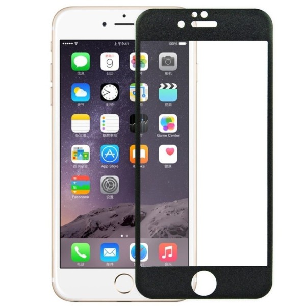 „3D Rewan“ Tempered Glass kaitsev ekraaniklaas 0.26 mm - must (iPhone 6 / 6S)