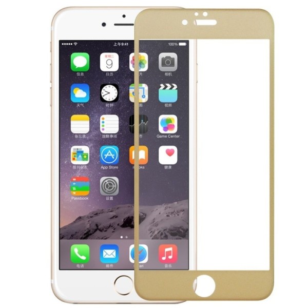 „3D Rewan“ Tempered Glass kaitsev ekraaniklaas 0.26 mm - kuldne (iPhone 6 / 6S)