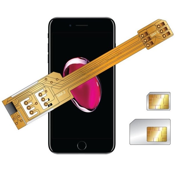„X-Twin“ Dual SIM adapteris (iphone 7 Plus)