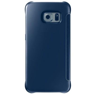 Samsung Galaxy S6 Edge+ (G928) plastikinis atverčiamas mėlynas dėklas / Priedai.lt