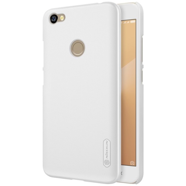 „Nillkin“ Frosted Shield kaaned - valge + ekraani kaitse (Redmi Note 5A)