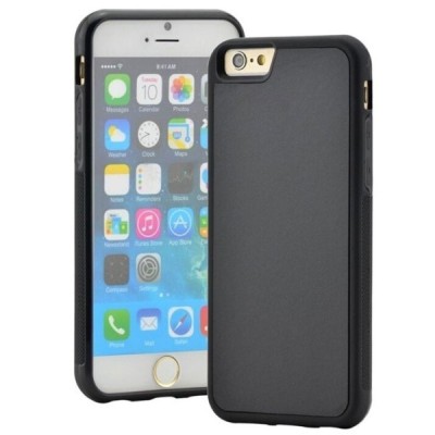 Likgus sustiprintos apsaugos Apple iPhone 6 ir Apple iPhone 6S juodas kieto silikono (TPU) ir plastiko dėklas / Priedai.lt