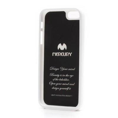 „Mercury“ Color kieto silikono (TPU) baltas Apple iPhone SE (5, 5s) dėklas (dėkliukas) / Priedai.lt