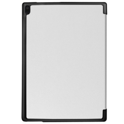 Lenovo Tab410 (TB-X304F) atverčiamas baltas odinis dėklas (sulankstomas) / Priedai.lt