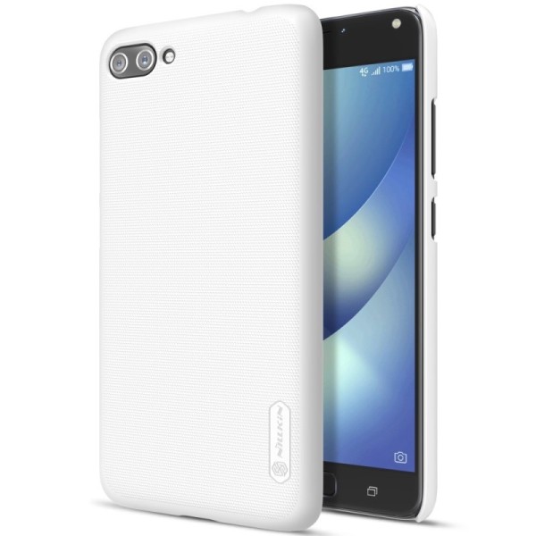 „Nillkin“ Frosted Shield kaaned - valge + ekraani kaitse (Zenfone 4 Max)