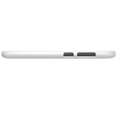 Asus Zenfone 4 Max (ZC554KL) Nillkin Frosted Shield baltas plastikinis dėklas + apsauginė ekrano plėvelė / Priedai.lt