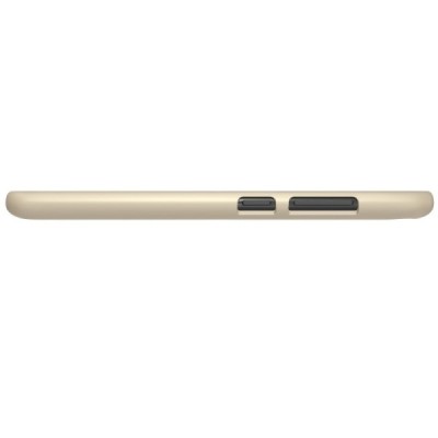 Asus Zenfone 4 Max (ZC554KL) Nillkin Frosted Shield auksinis plastikinis dėklas + apsauginė ekrano plėvelė / Priedai.lt