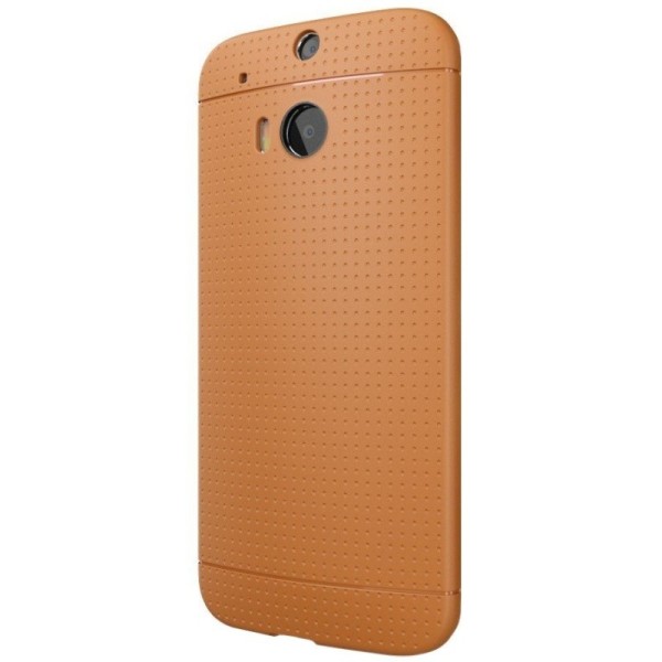 „Dots“ Kõva silikoon (TPU) kaaned - pruun (One M8 / One M8s)