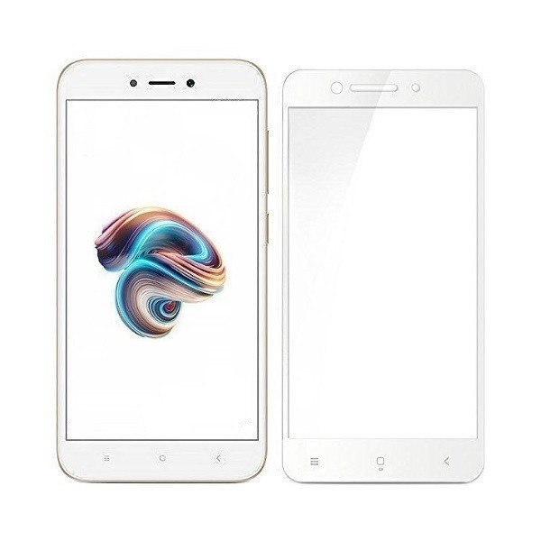 „Hat-Prince“ Tempered Glass kaitsev ekraaniklaas 0.26 mm - valge (Redmi 5A)
