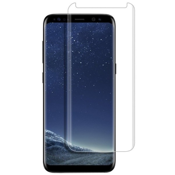 „PDGD 3D“ 9H Tempered Glass täielik katvus kaitsev ekraaniklaas 0.2 mm - läbipaistev (Galaxy S8)