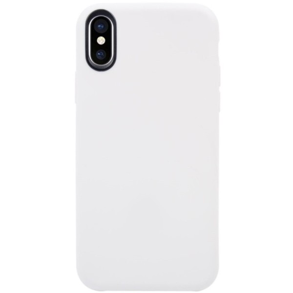 Kõva silikoon (TPU) kaaned - valge (iPhone X / Xs)