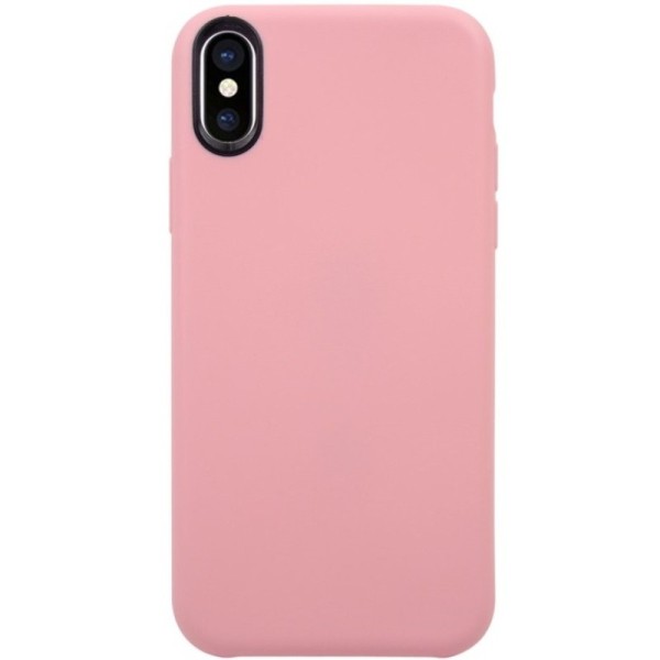 Kõva silikoon (TPU) kaaned - Kergelt roosa (iPhone X / Xs)