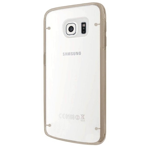Plastikust läbipaistev kaaned, kuldne (Galaxy S6 Edge+)