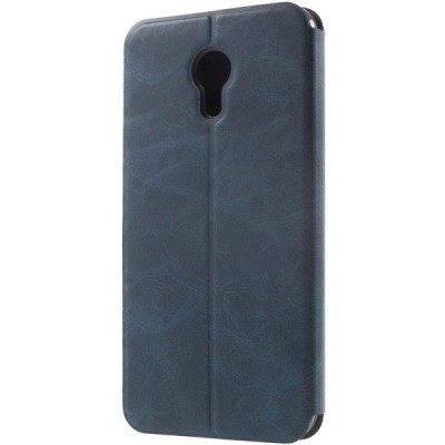 „Mofi“ Vintage serijos Meizu m3 note mėlynas odinis atverčiamas dėklas / Priedai.lt