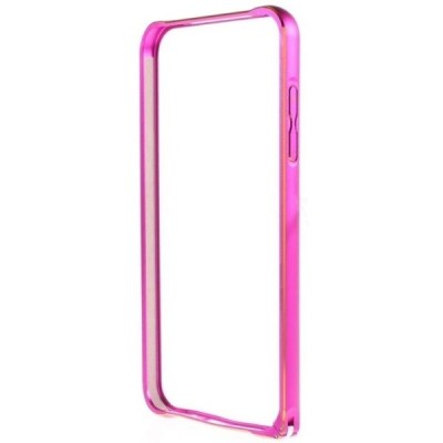 Rožinis klasikinis Samsung Galaxy S6 Edge G925 rėmelis - kraštų apvadas (bamperis) / Priedai.lt